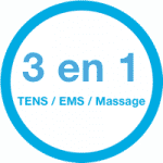 3 en 1 fonctionnalités électrostimulation